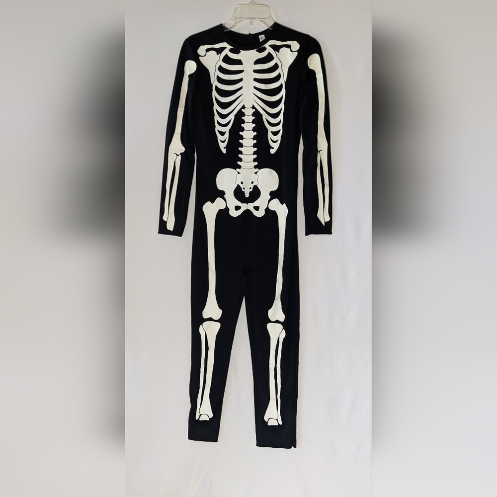 Unisex Skeleton Halloween Costume 1 PC One Size